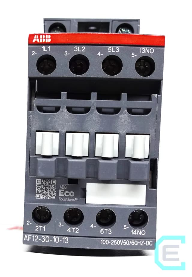 CONTACTOR 12A, 1NA, 1NC, BOBINA 100-250VAC ABB - 3 polos