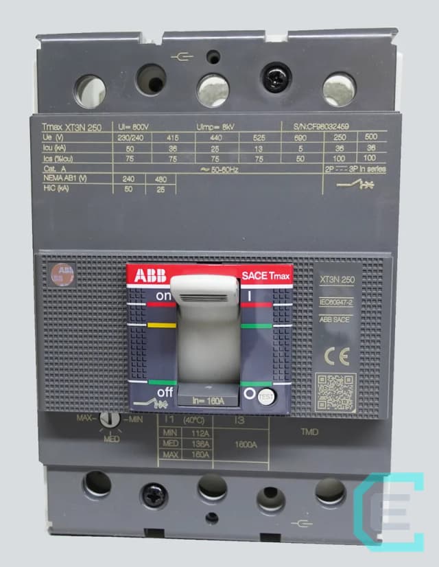 ITM CAJA MOLDEADA 3x160 AMPER + JUEGO DE TERMINALES ABB - Terminales