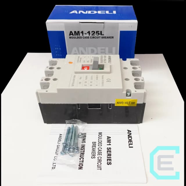 INTERRUPTOR TERMOMAGNETICO CAJA MOLDEADA 3x100A ANDELI - Caja moldeada