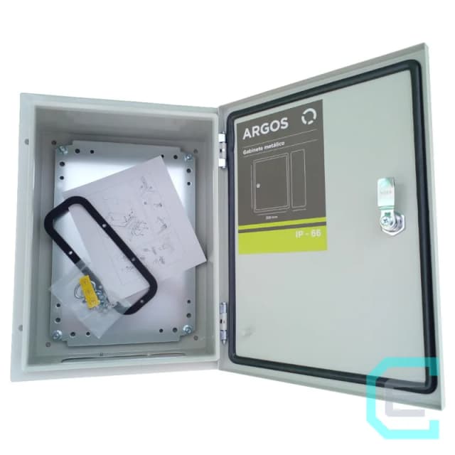 GABINETE METALICO C/PLACA DE MONTAJE TAMAÑO 30x30x15 cm. ARGOS - Metálicos