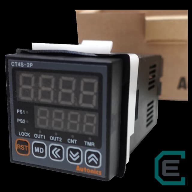 CONTADOR / TEMPORIZADOR DE 4 DIGITOS 100-240V AUTONICS - Contadores