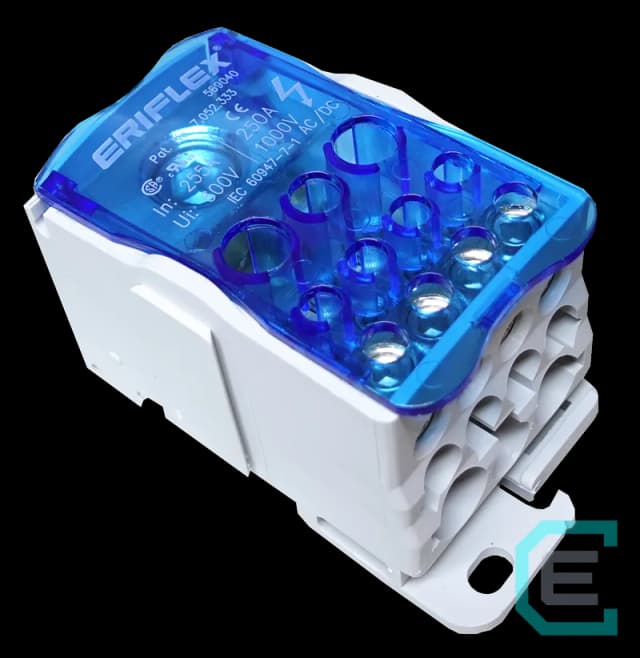 REPARTIDOR DE POTENCIA 1x250 AMPER ERIFLEX - 1 polo