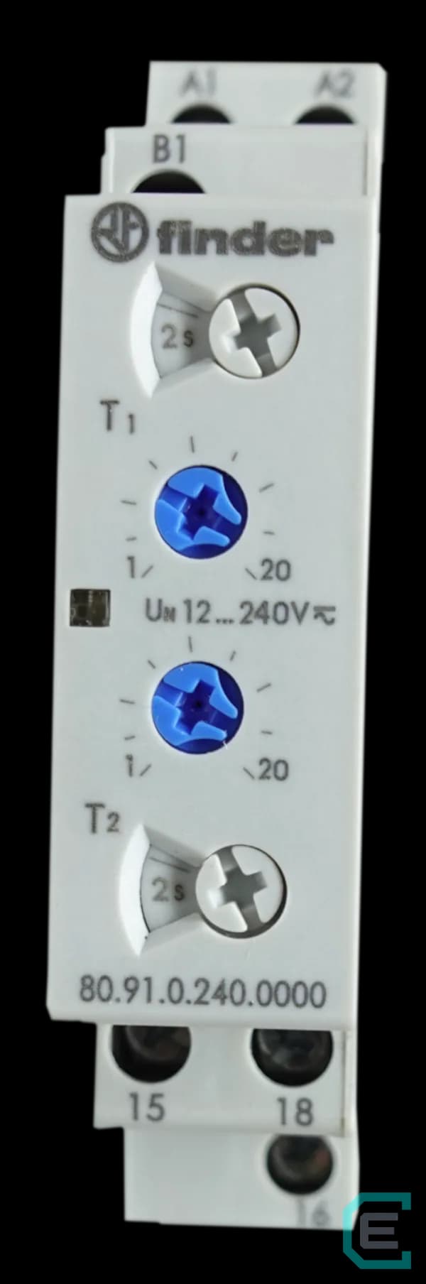 RELEVADOR TEMPORIZADOR BIFUNCION 12-240V FINDER - Bifuncion