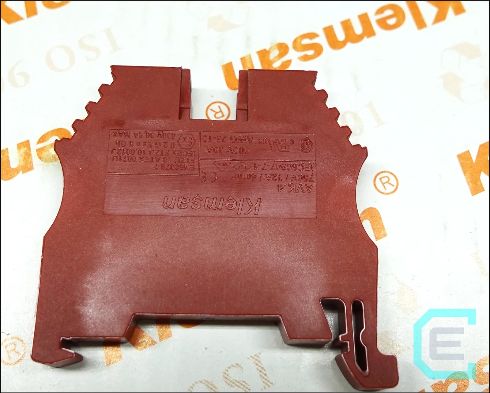 BORNERA CLEMA AVK 4mm ROJO - KLEMSAN
