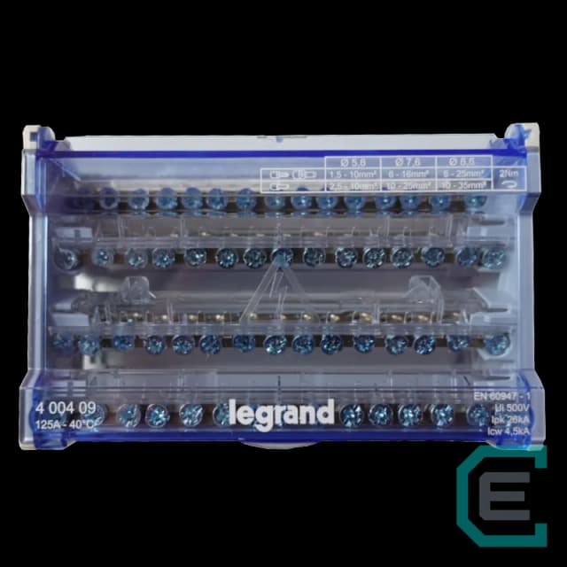 REPARTIDOR DE POTENCIA 4x125 AMPER LEGRAND - 4 polos