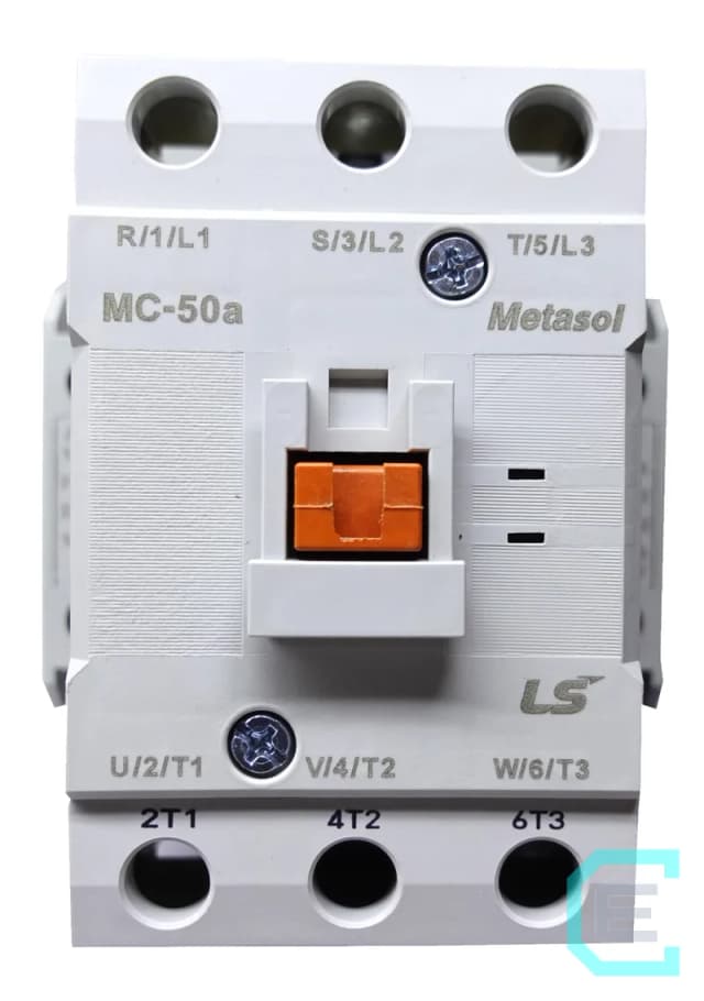 CONTACTOR 3P 50A, 2NA 2NC, BOBINA A 220 VAC LS ELECTRIC - 3 polos