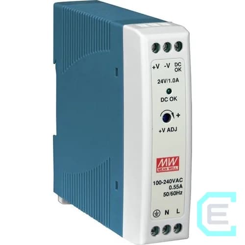 FUENTE DE ALIMENTACION 24VDC 1 AMPER MEANWELL - Fuentes de poder