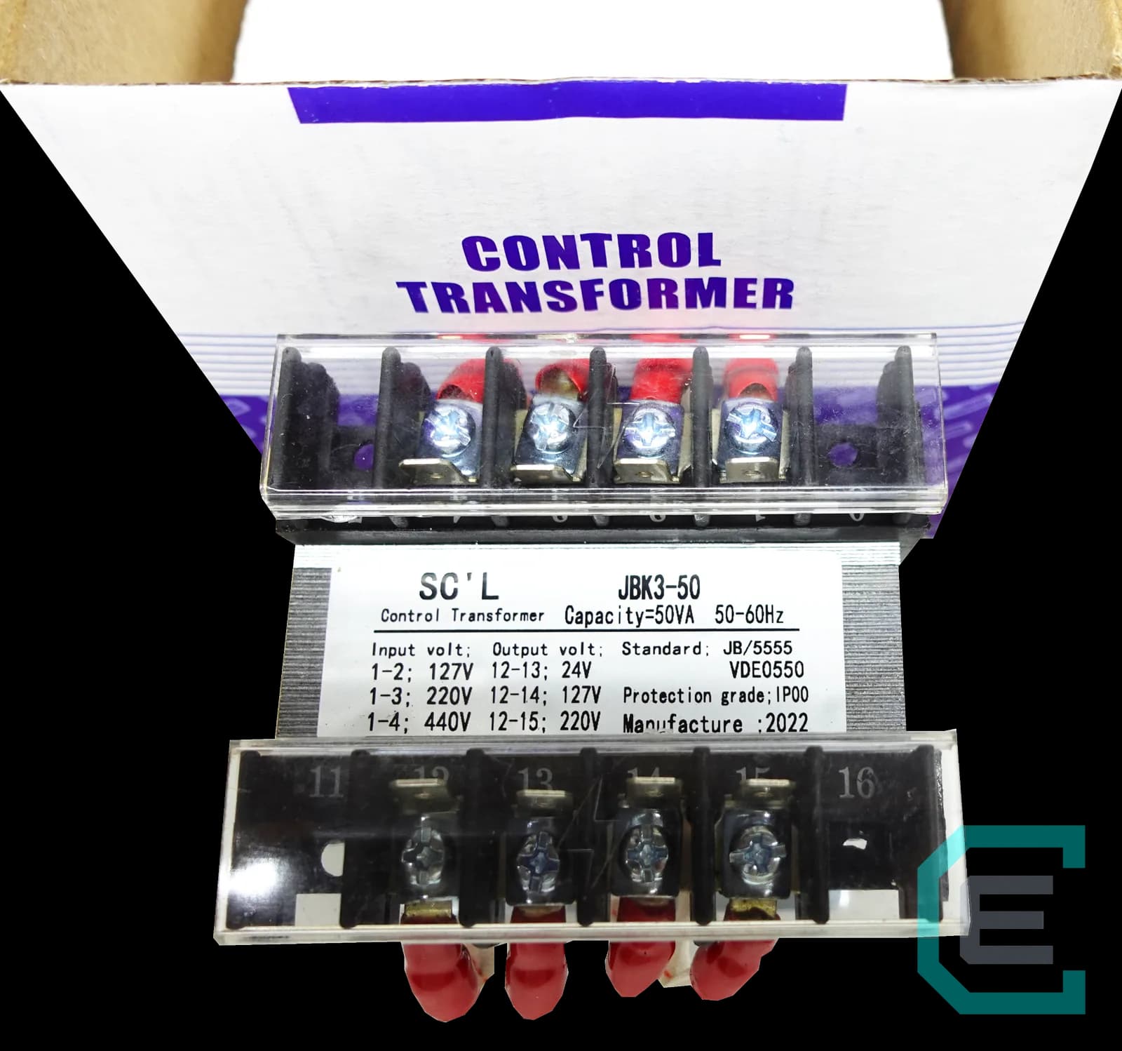 TRANSFORMADOR DE CONTROL 50VA, 120/220/440V - 24/120/220 VAC - OEM