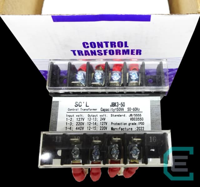 TRANSFORMADOR DE CONTROL 50VA, 120/220/440V - 24/120/220 VAC OEM - Transformadores de control