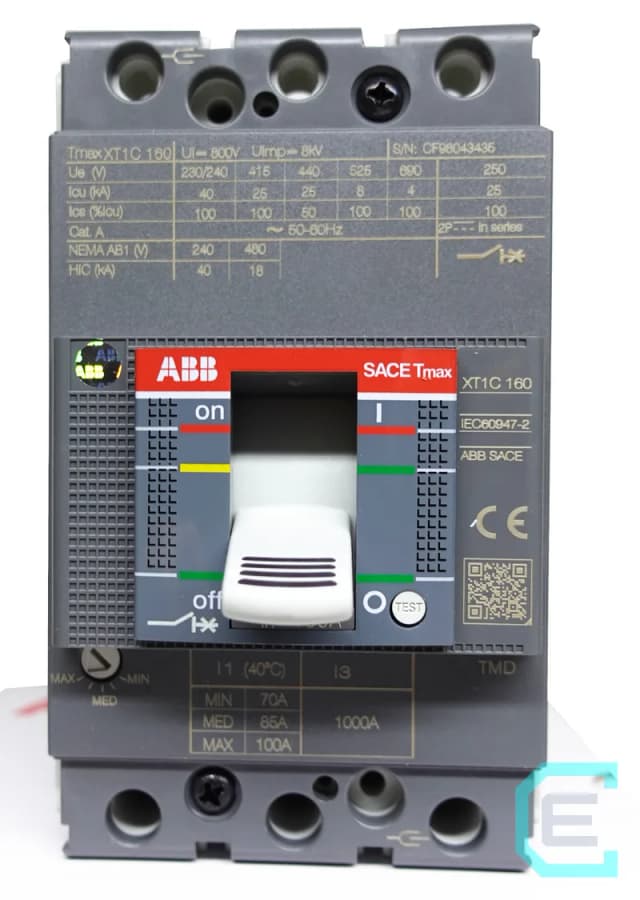 ITM CAJA MOLDEADA 3x100A CON TERMINALES DE CONEXION - ABB