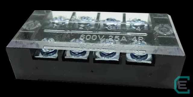 BLOCK DE CONEXIÓN 4x25 AMPER 600V DIXSEN - Block de conexión