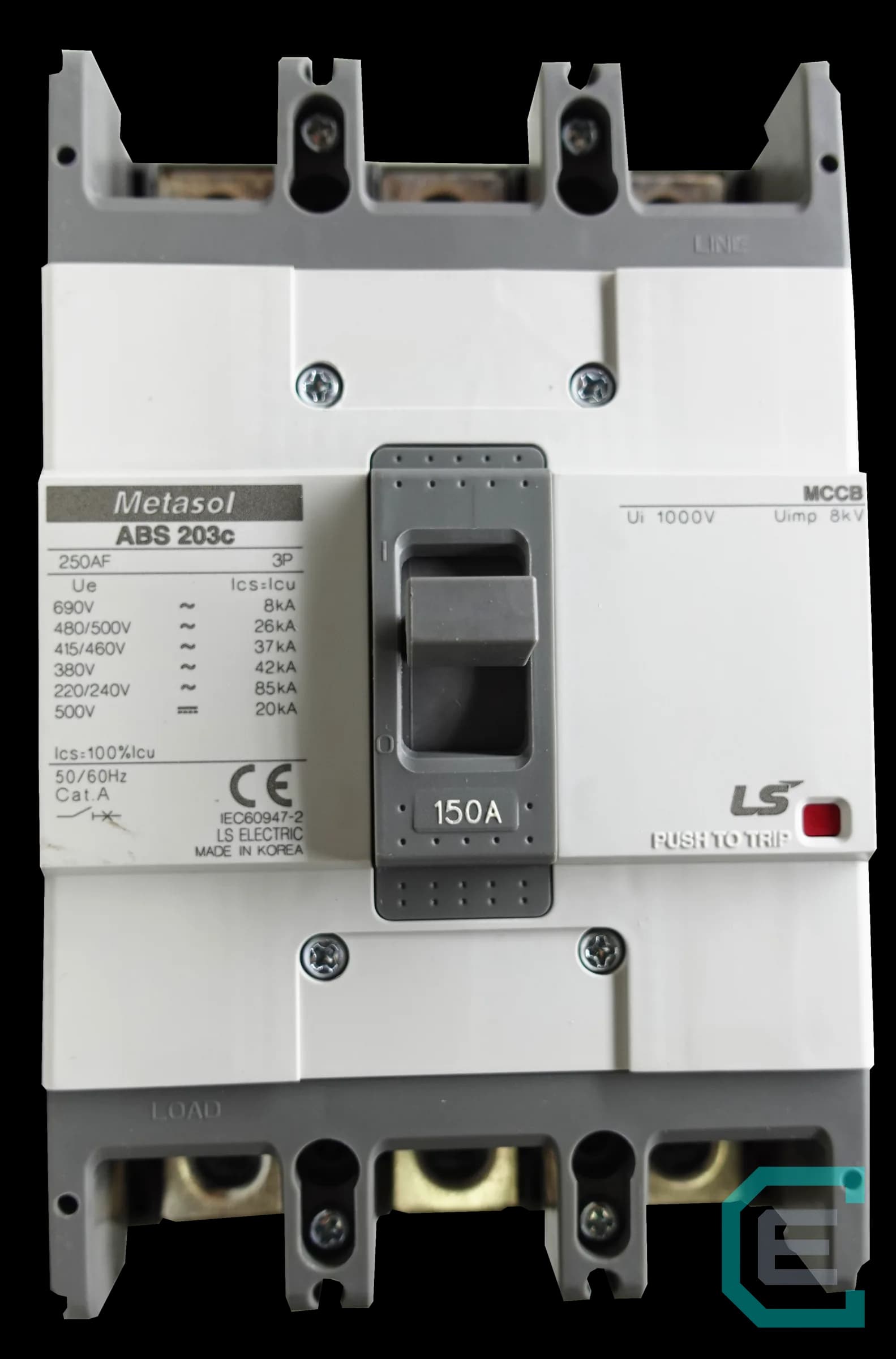 INTERRUPTOR TERMOMAGNETICO CAJA MOLDEADA 3x150A - LS ELECTRIC
