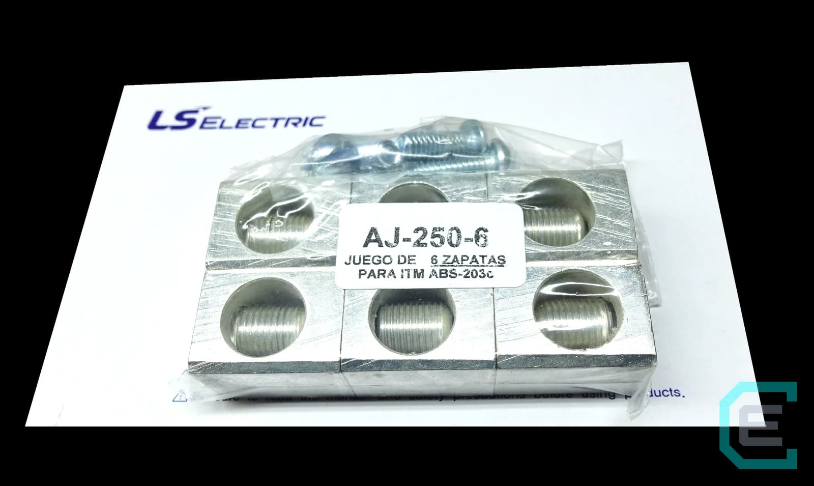 JUEGO DE 6 TERMINALES ZAPATAS PARA ITM ABS-203c - LS ELECTRIC