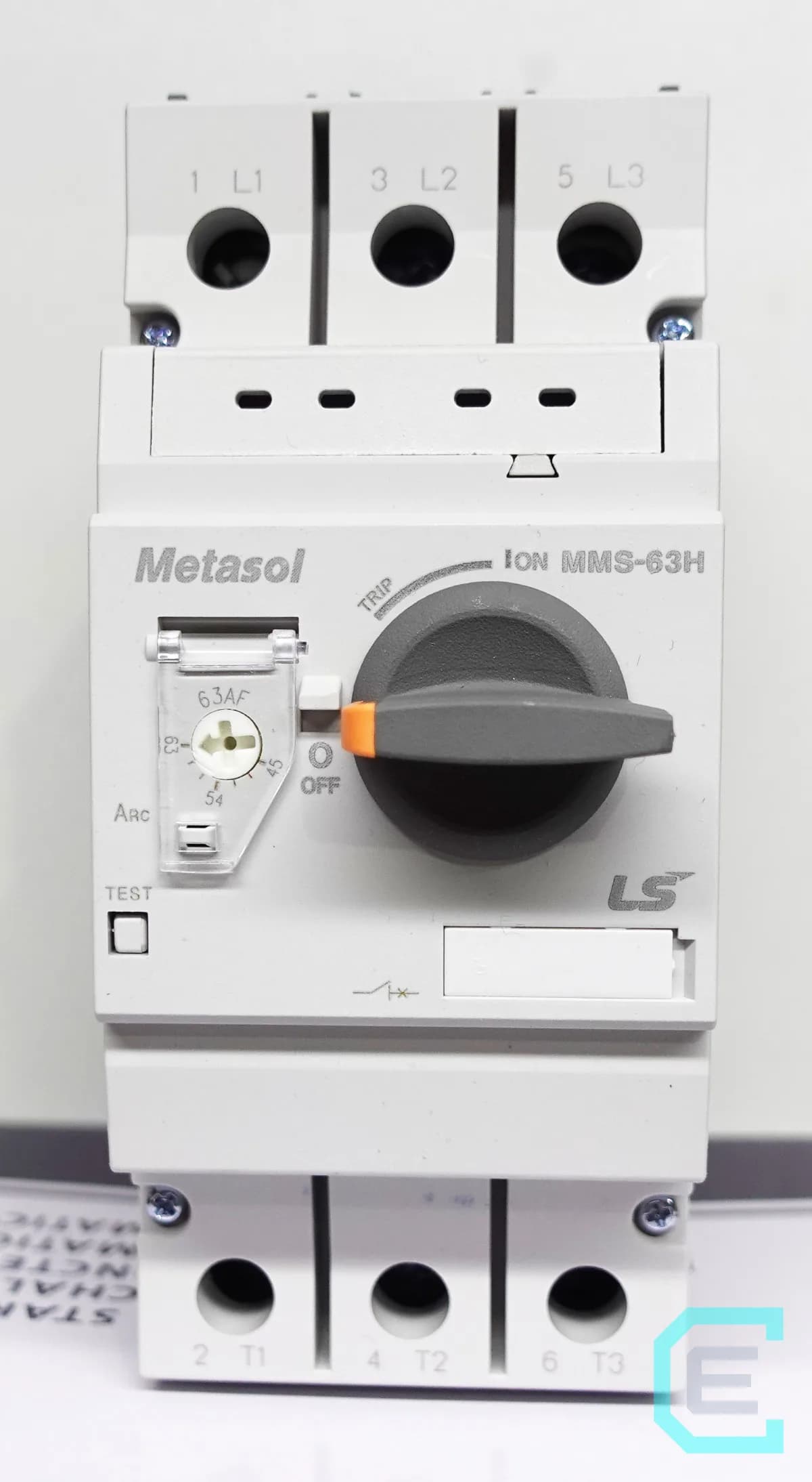GUARDAMOTOR ALTA CAPACIDAD INTERRUPTIVA RANGO DE AJUSTE 45-63A - LS ELECTRIC
