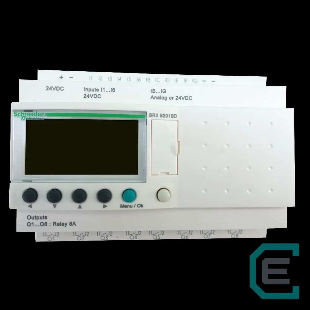 CONTROLADOR LOGICO ZELIO 24VDC, 6 DIG, 6 AN, 8 OUT - SCHNEIDER ELECTRIC