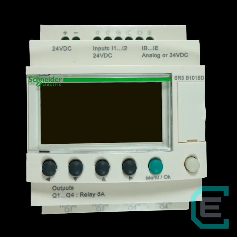 CONTROLADOR LOGICO ZELIO 24 VDC VAC, 4 DIG, 2 AN , 4 OUT - SCHNEIDER ELECTRIC