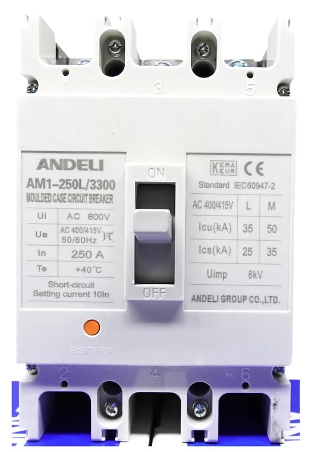 Interruptor en caja moldeada Andeli AM1