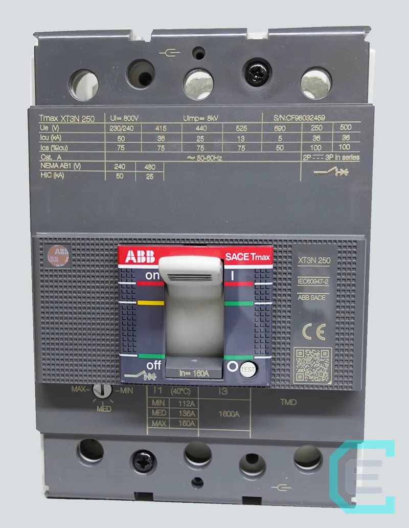 ITM CAJA MOLDEADA 3x160 AMPER ABB - Caja moldeada