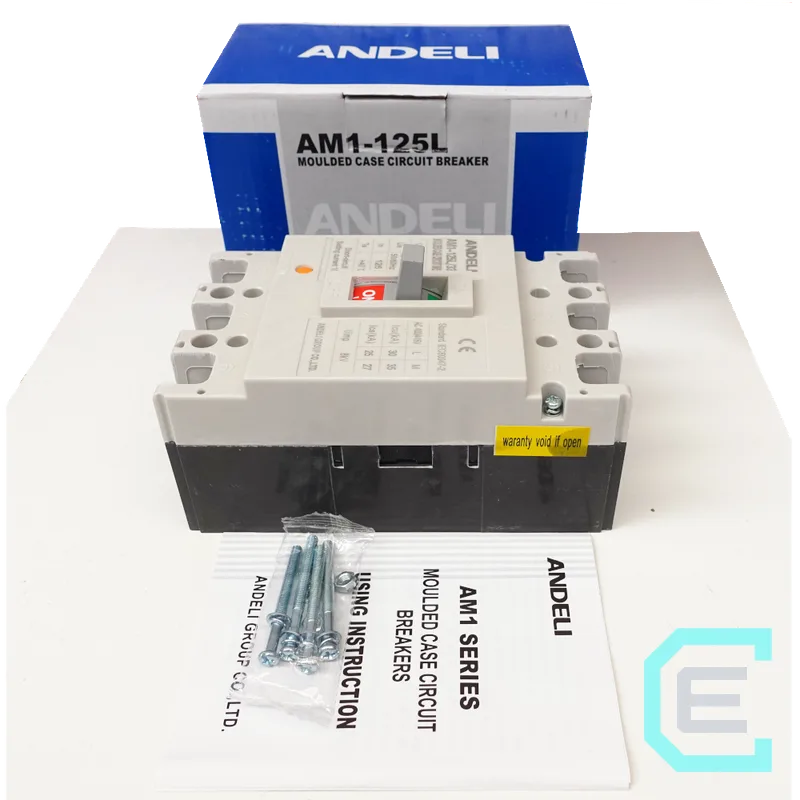 INTERRUPTOR TERMOMAGNETICO CAJA MOLDEADA 3x100A ANDELI - Caja moldeada