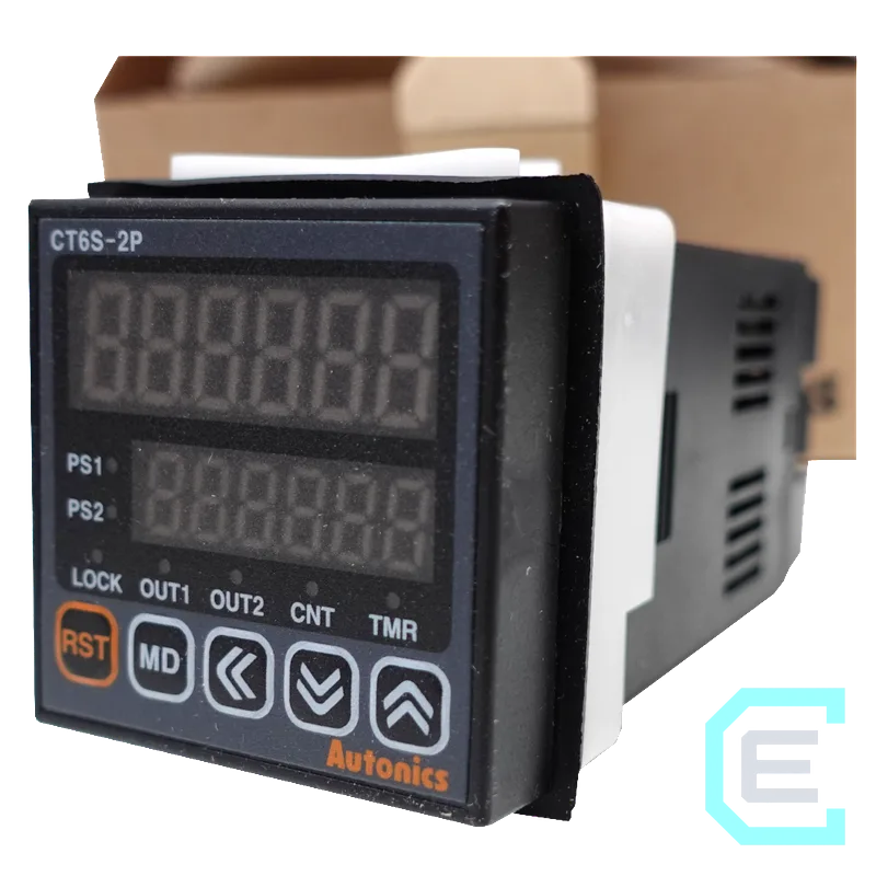 CONTADOR / TEMPORIZADOR DE 6 DIGITOS 100-240V AUTONICS - Contadores