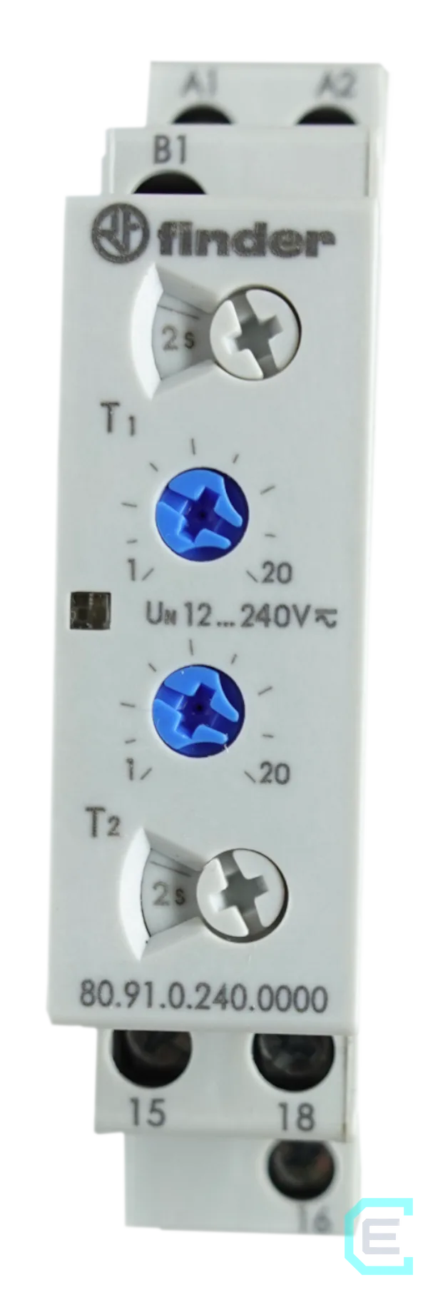 RELEVADOR TEMPORIZADOR BIFUNCION 12-240V FINDER - Bifuncion