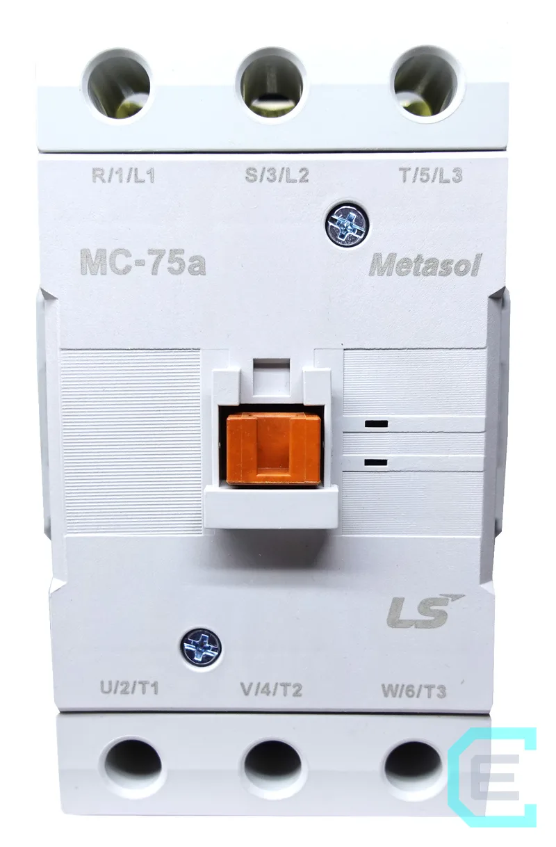 CONTACTOR 3P 75A, 2NA 2NC, BOBINA A 220 VAC LS ELECTRIC - 3 polos