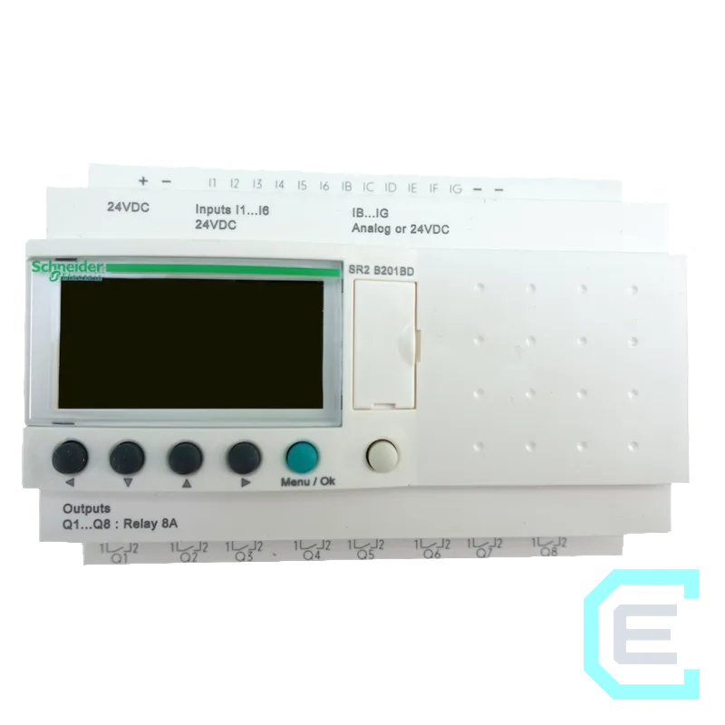 CONTROLADOR LOGICO ZELIO 24VDC, 6 DIG, 6 AN, 8 OUT SCHNEIDER ELECTRIC - Zelios