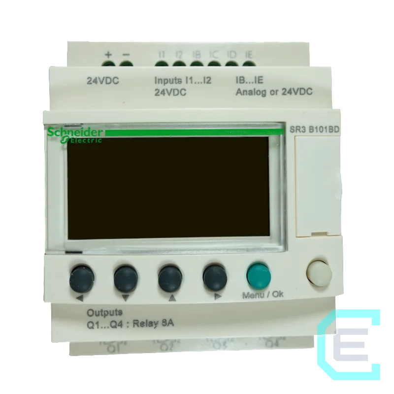 CONTROLADOR LOGICO ZELIO 24 VDC VAC, 4 DIG, 2 AN , 4 OUT SCHNEIDER ELECTRIC - Zelios
