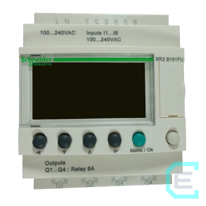 CONTROLADOR LOGICO ZELIO 100-240 VAC, 6 IN, 4 OUT SCHNEIDER ELECTRIC - Zelios
